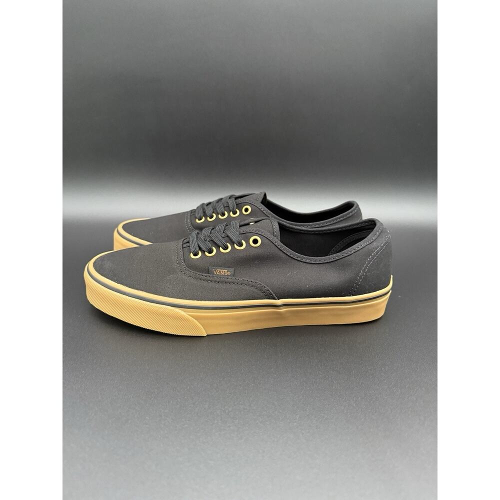Vans Authentic Black Gum Womens Size 7.5 - Picture 2 of 7